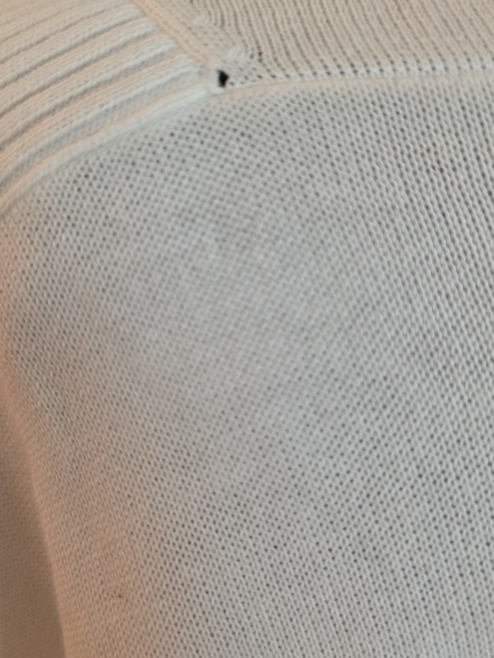 CAbi White Loose Fit Cardigan W/‎ 3/4 Length Sleeves & Front Pockets (Size M) - Picture 10 of 10